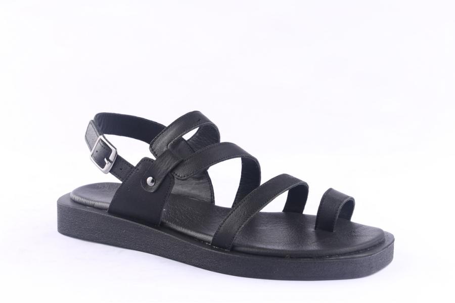 D.moro Shoes Women Leather Sandals For Summer: 054 Black (Wholesale)