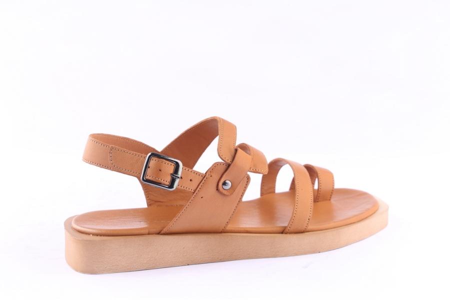D.moro Shoes Women Leather Sandals For Summer: 054 Tan (Wholesale)