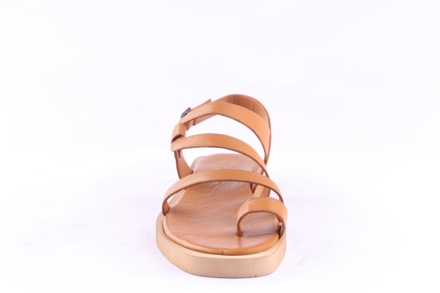 D.moro Shoes Women Leather Sandals For Summer: 054 Tan (Wholesale)