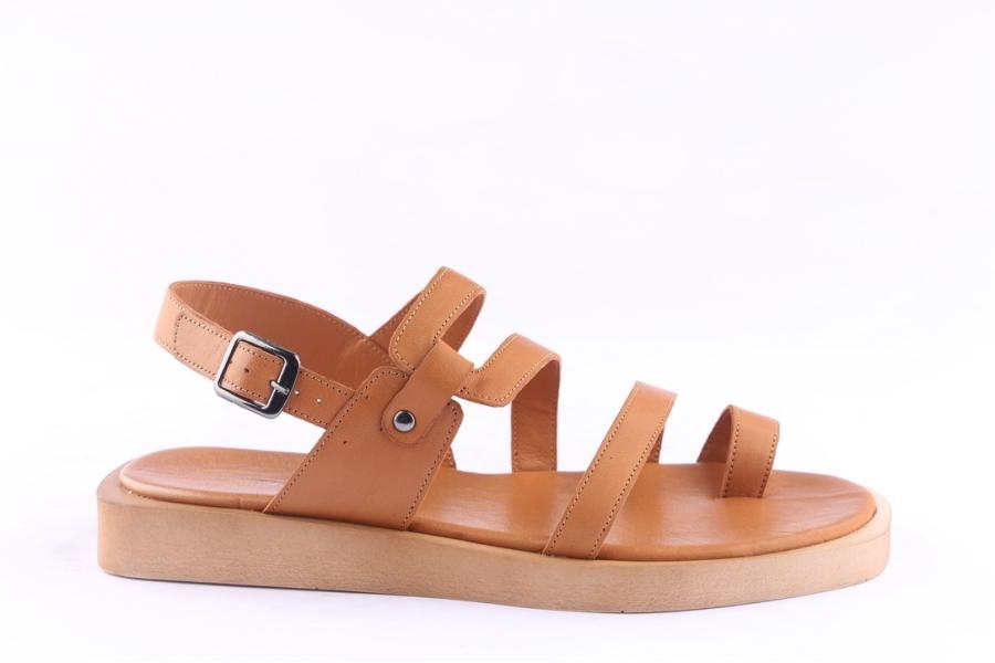 d.moro shoes Women Leather Sandals for Summer: 054 Tan (Wholesale)