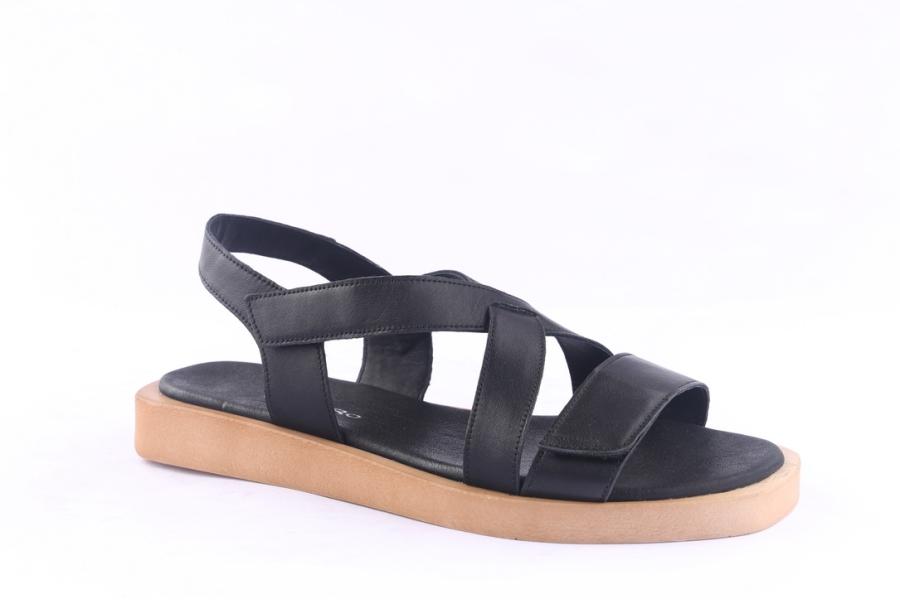 D.moro Shoes Women Leather Sandals For Summer: 056 Black (Wholesale)