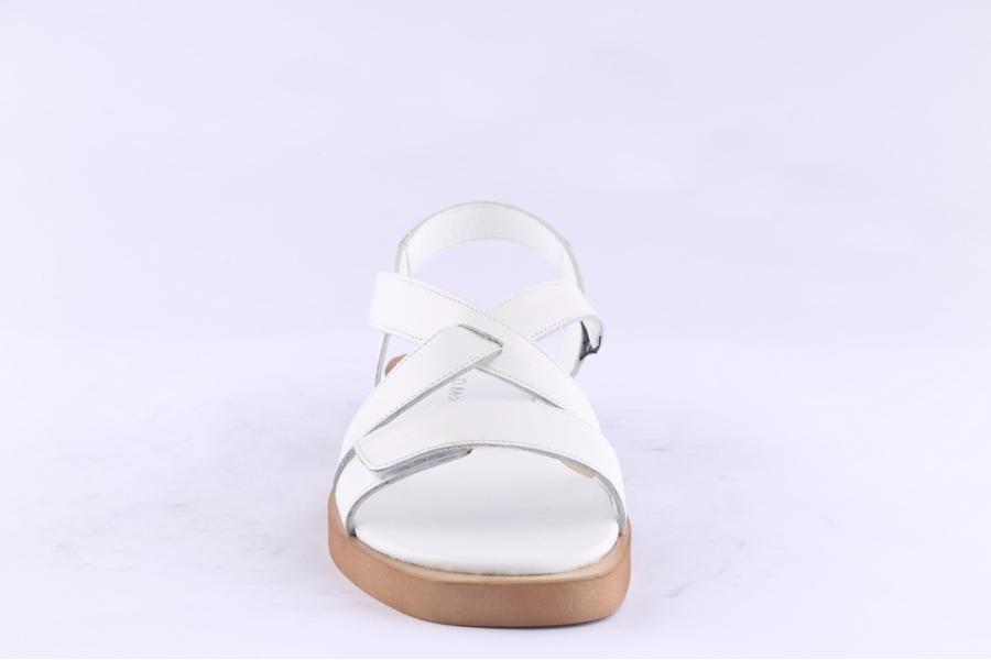 D.moro Shoes Women Leather Sandals For Summer: 056 White (Wholesale)