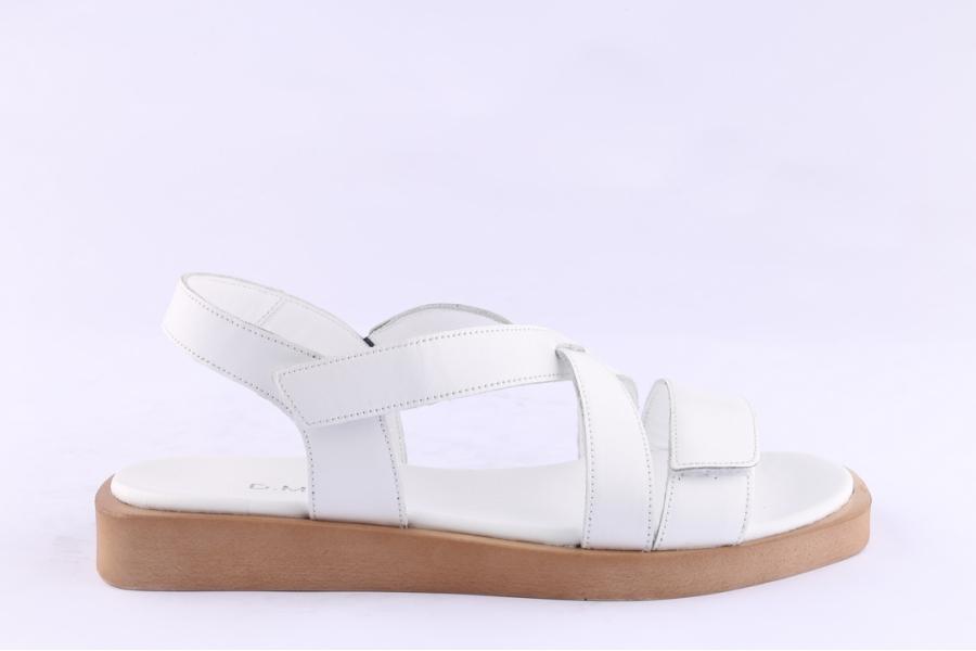 d.moro shoes Women Leather Sandals for Summer: 056 White (Wholesale)