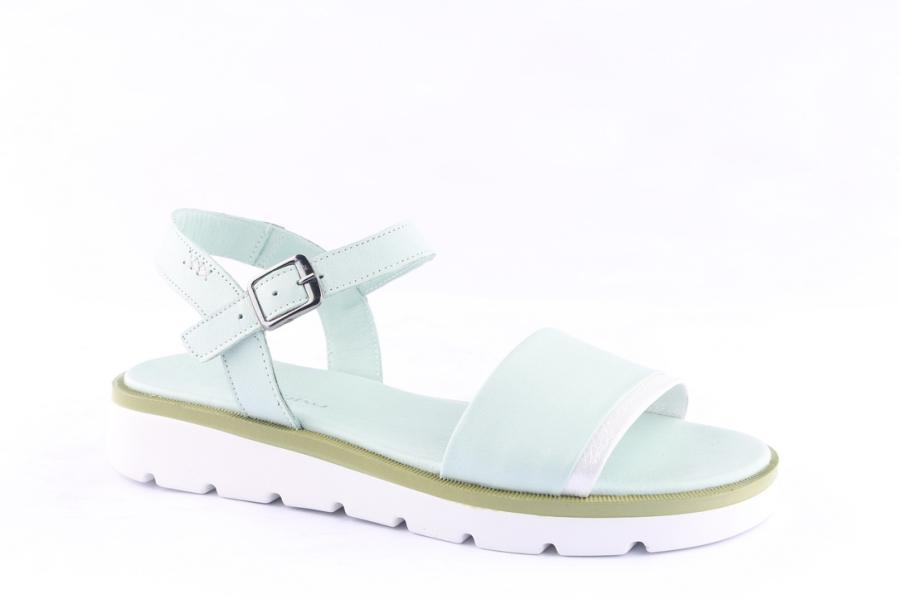 D.moro Shoes Women Leather Sandals For Summer: 057 Aqua Green (Wholesale)