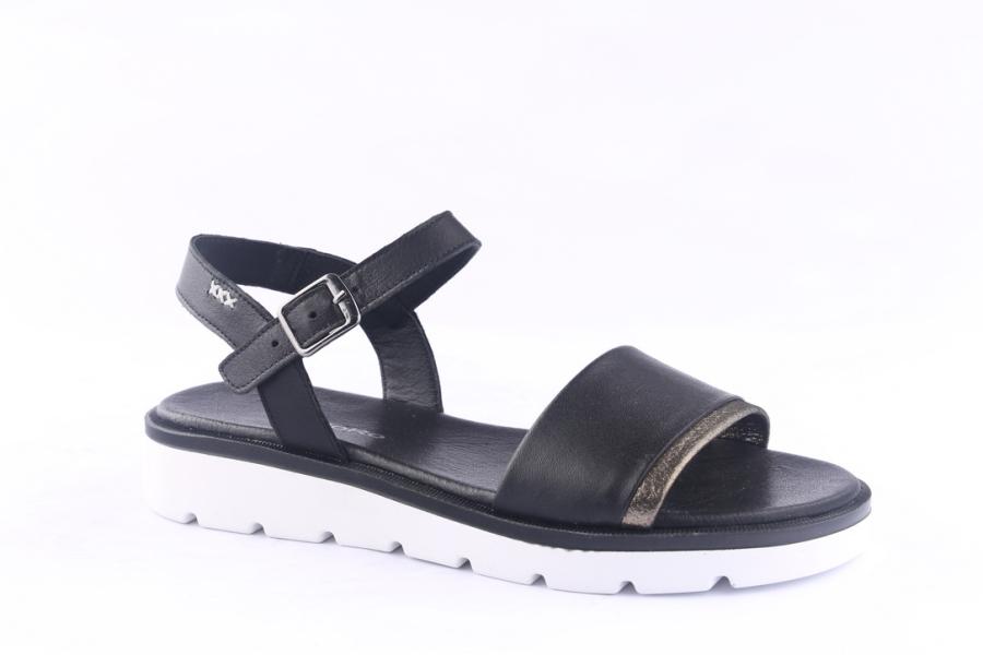 D.moro Shoes Women Leather Sandals For Summer: 057 Black (Wholesale)