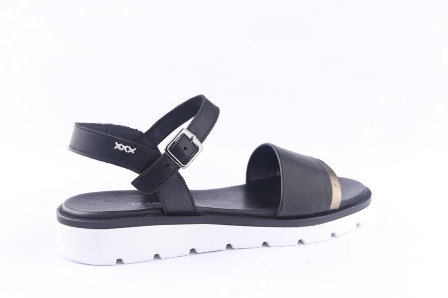 D.moro Shoes Women Leather Sandals For Summer: 057 Black (Wholesale)