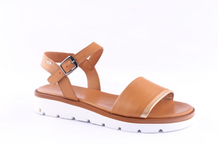 D.moro Shoes Women Leather Sandals For Summer: 057 Tan (Wholesale)