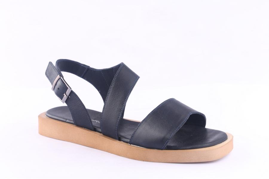 D.moro Shoes Women Leather Sandals For Summer: 058 Navy Blue (Wholesale)