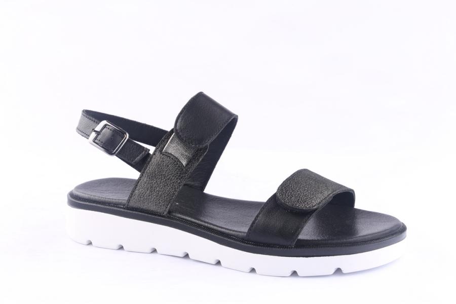D.moro Shoes Women Leather Sandals For Summer: 059 Black (Wholesale)