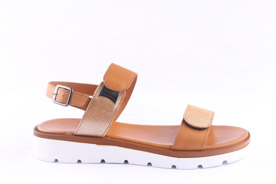 d.moro shoes Women Leather Sandals for Summer: 059 Tan (Wholesale)