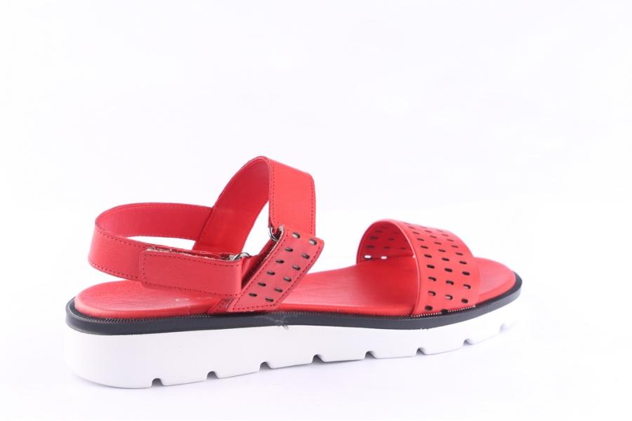 D.moro Shoes Women Leather Sandals For Summer: 060 Red (Wholesale)