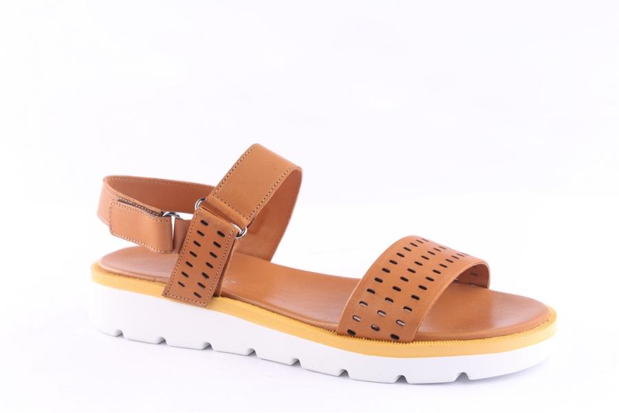 D.moro Shoes Women Leather Sandals For Summer: 060 Tan (Wholesale)
