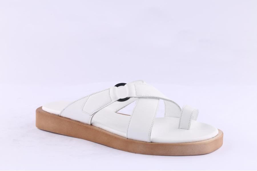 D.moro Shoes Women Leather Sandals For Summer: 061 White (Wholesale)