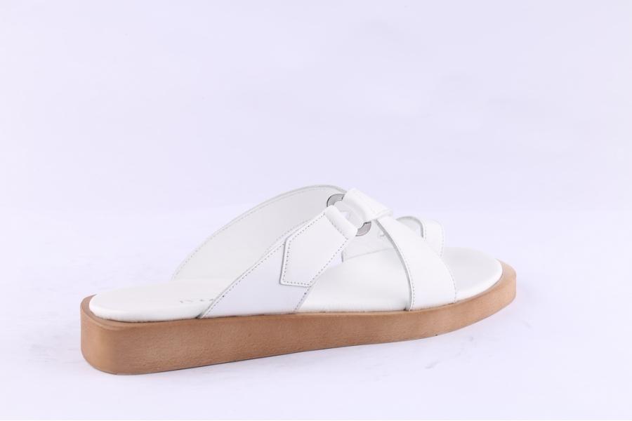 D.moro Shoes Women Leather Sandals For Summer: 061 White (Wholesale)