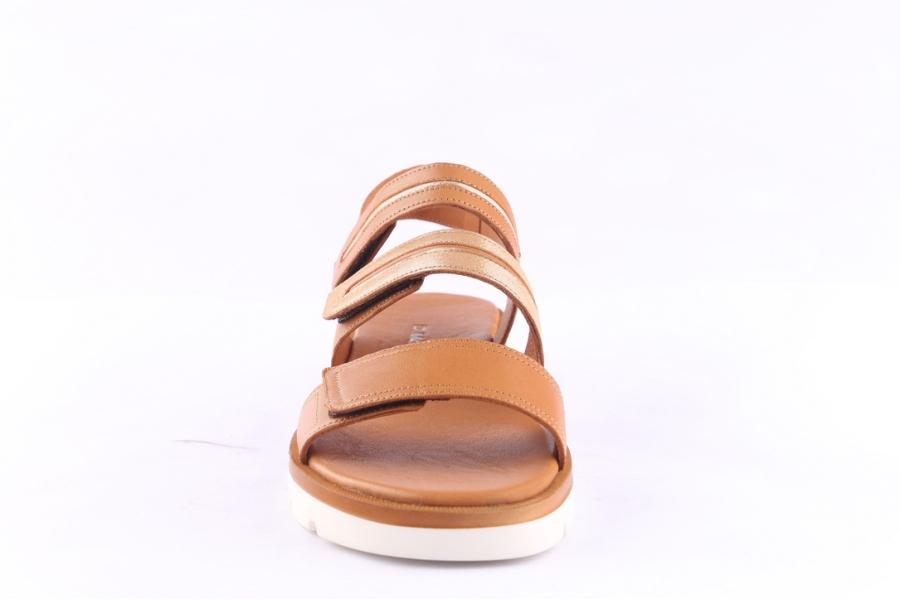 D.moro Shoes Women Leather Sandals For Summer: 062 Tan (Wholesale)