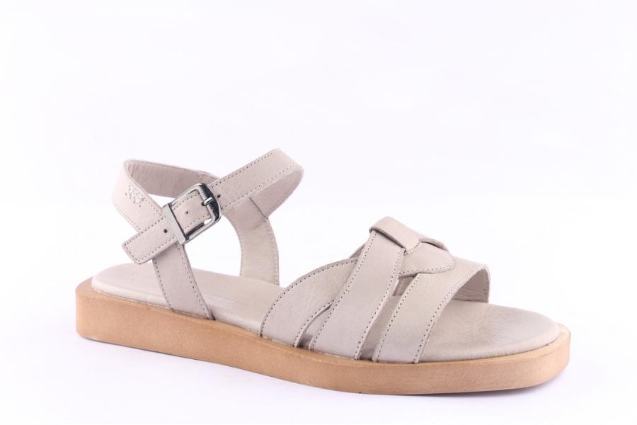 D.moro Shoes Women Leather Sandals For Summer: 065 Silver Grey (Wholesale)