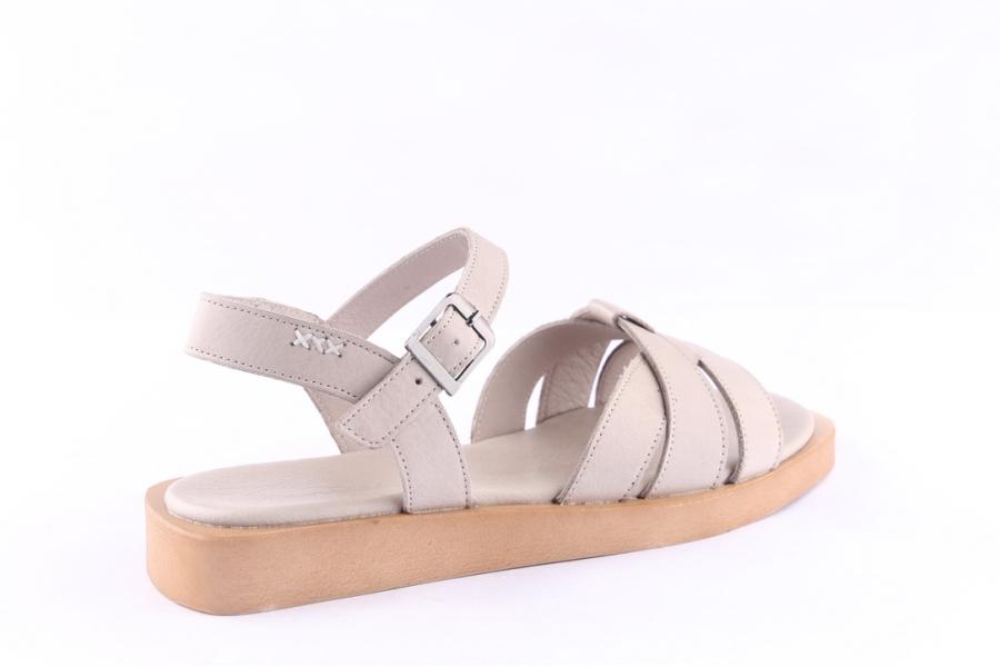 D.moro Shoes Women Leather Sandals For Summer: 065 Silver Grey (Wholesale)