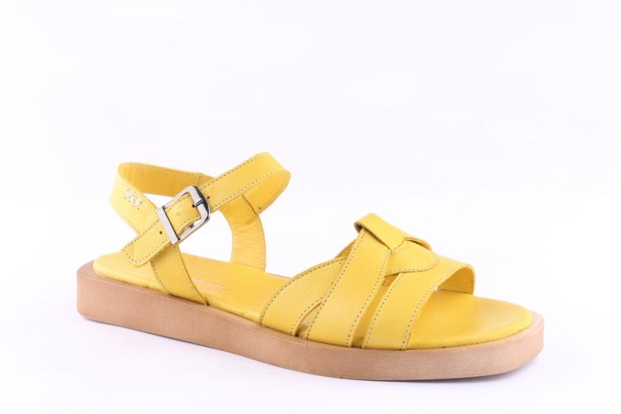D.moro Shoes Women Leather Sandals For Summer: 065 Yellow (Wholesale)
