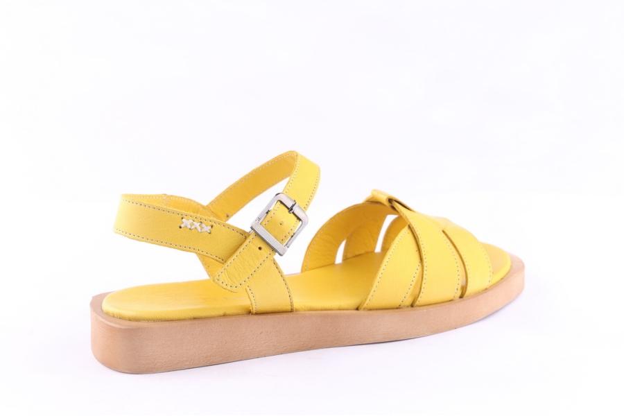 D.moro Shoes Women Leather Sandals For Summer: 065 Yellow (Wholesale)