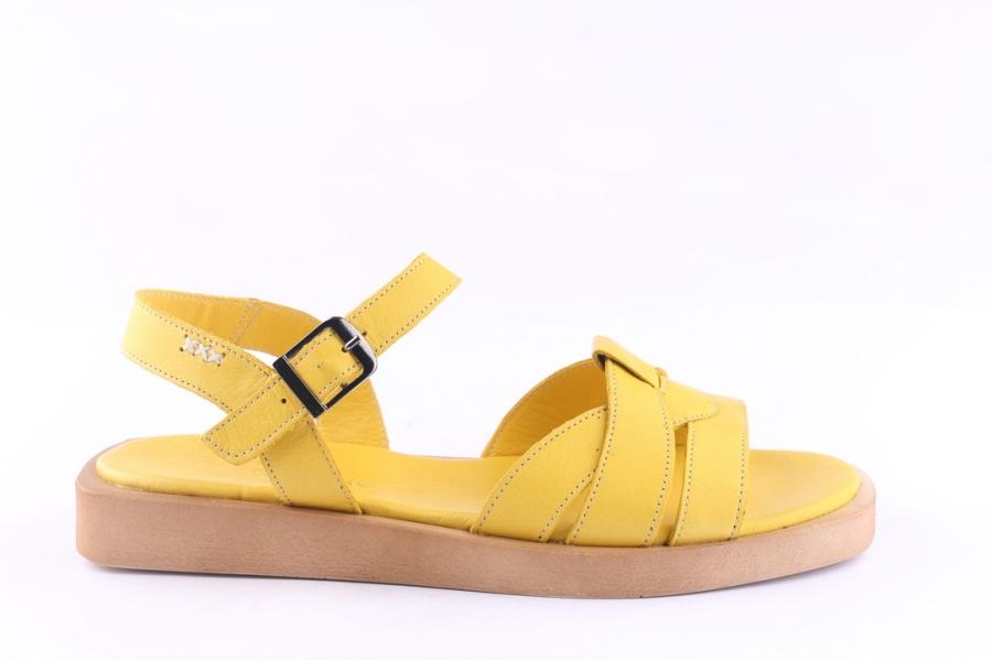 d.moro shoes Women Leather Sandals for Summer: 065 Yellow (Wholesale)
