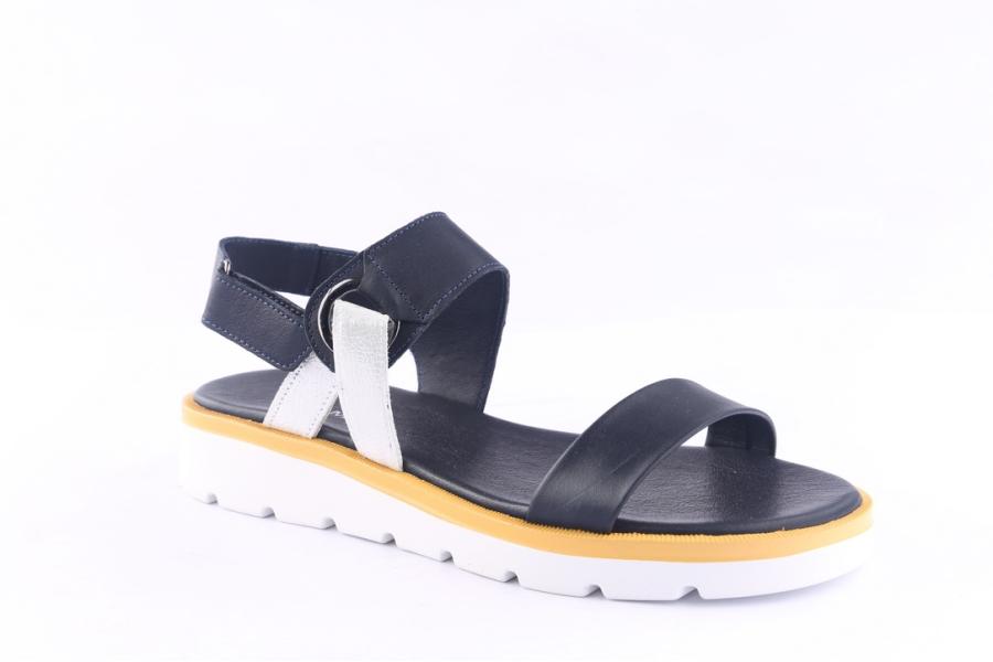 D.moro Shoes Women Leather Sandals For Summer: 071 Navy Blue (Wholesale)