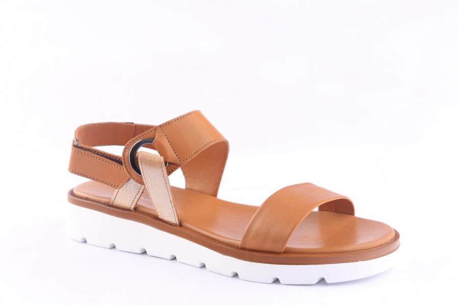 D.moro Shoes Women Leather Sandals For Summer: 071 Tan (Wholesale)