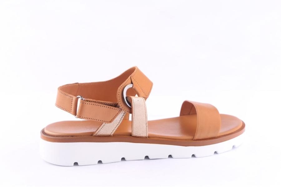 D.moro Shoes Women Leather Sandals For Summer: 071 Tan (Wholesale)