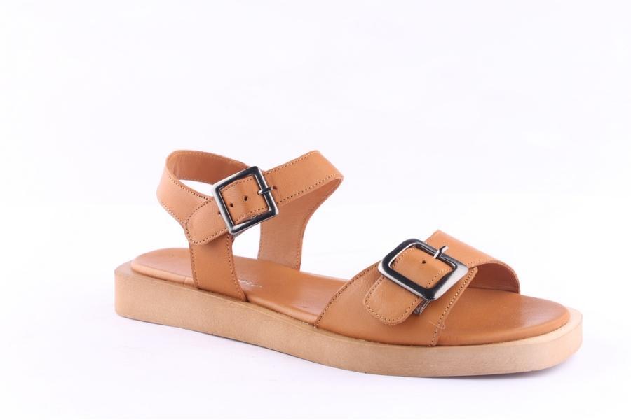 D.moro Shoes Women Leather Sandals For Summer: 072 Tan (Wholesale)