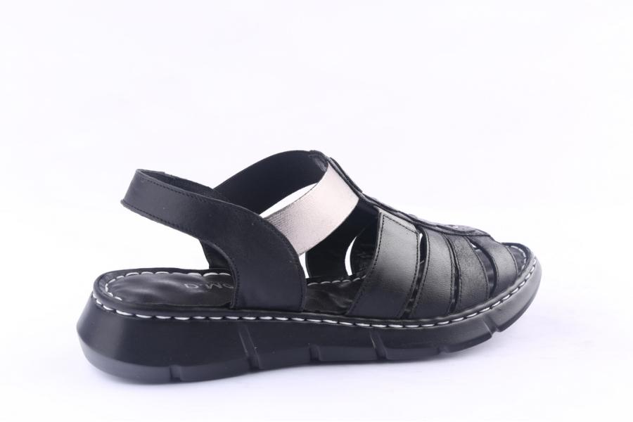 D.moro Shoes Women Leather Sandals For Summer: 092 Black (Wholesale)