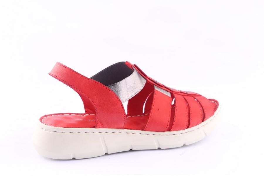 D.moro Shoes Women Leather Sandals For Summer: 092 Red (Wholesale)