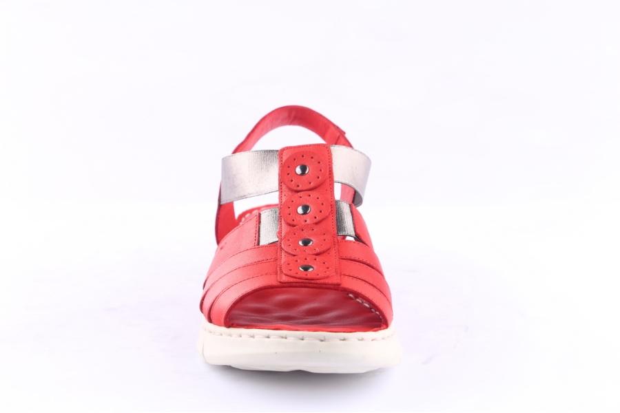 D.moro Shoes Women Leather Sandals For Summer: 092 Red (Wholesale)