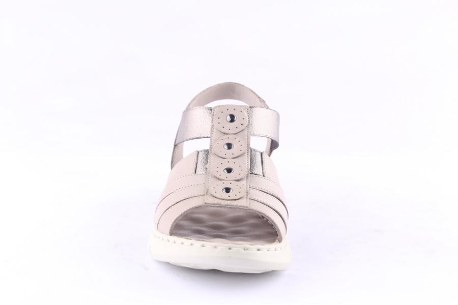 D.moro Shoes Women Leather Sandals For Summer: 092 Silver Grey (Wholesale)