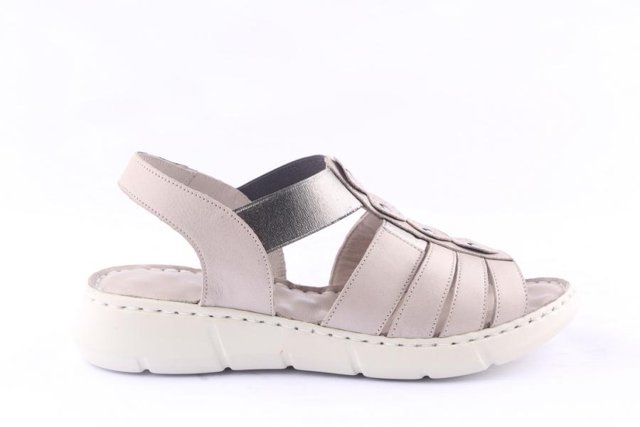 d.moro shoes Women Leather Sandals for Summer: 092 Silver Grey (Wholesale)