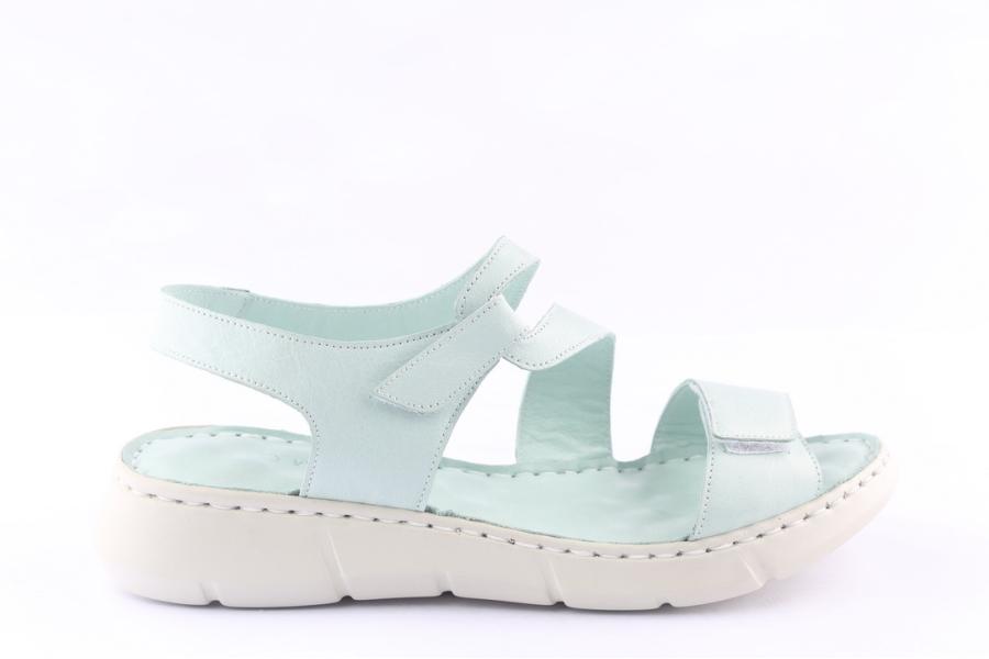 d.moro shoes Women Leather Sandals for Summer: 093 Aqua Green (Wholesale)