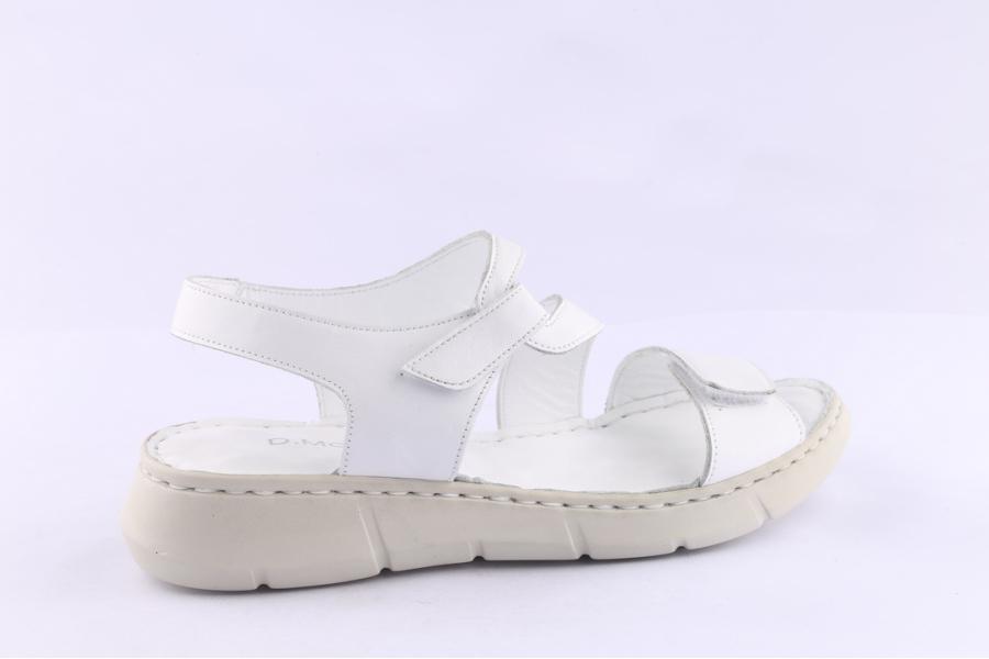 D.moro Shoes Women Leather Sandals For Summer: 093 White (Wholesale)
