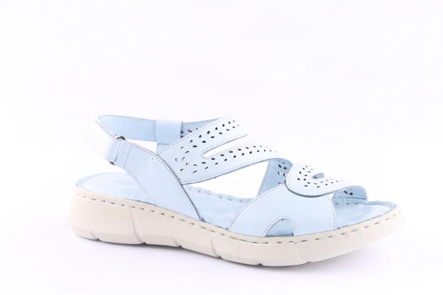 D.moro Shoes Women Leather Sandals For Summer: 094 Baby Blue (Wholesale)