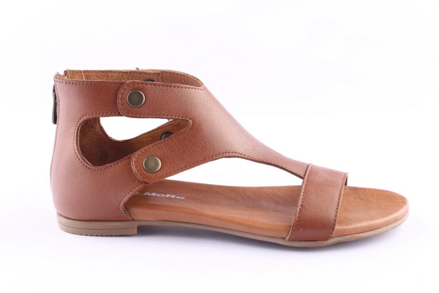 d.moro shoes Women Leather Sandals for Summer: 1000 Tan (Wholesale)