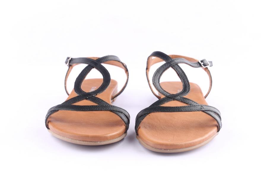 D.moro Shoes Women Leather Sandals For Summer: 1018 Black (Wholesale)
