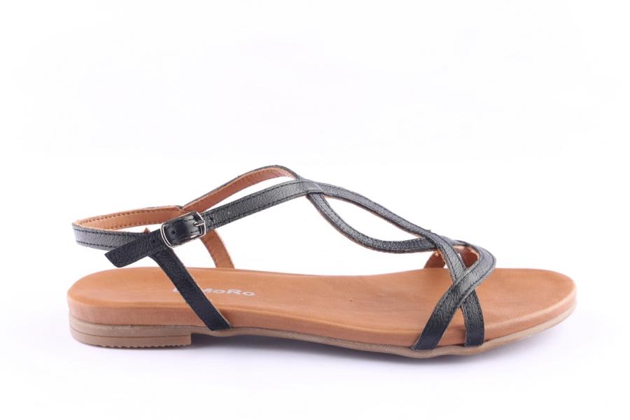 d.moro shoes Women Leather Sandals for Summer: 1018 Black (Wholesale)