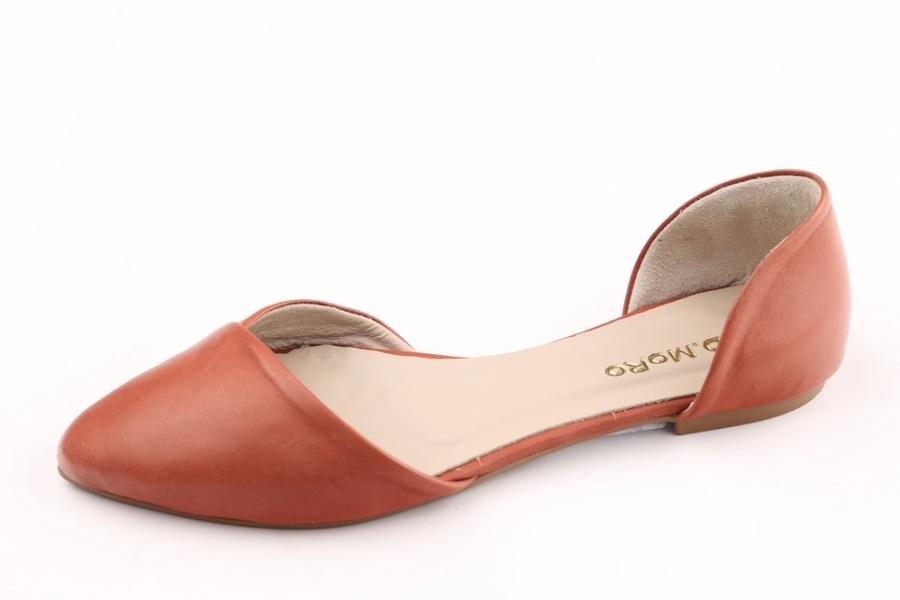 d.moro shoes Women Leather Sandals for summer: 1136 Brick Leather (Wholesale)