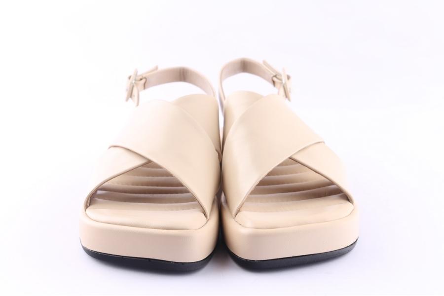 D.moro Shoes Women Leather Sandals For Summer: 12962 Beige (Wholesale)
