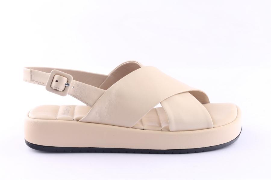 d.moro shoes Women Leather Sandals for Summer: 12962 Beige (Wholesale)