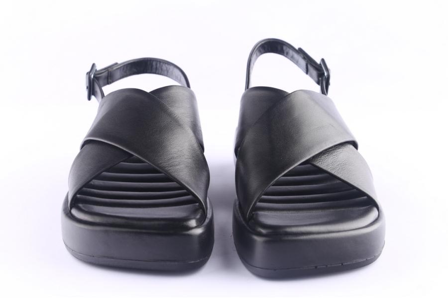 D.moro Shoes Women Leather Sandals For Summer: 12962 Black (Wholesale)