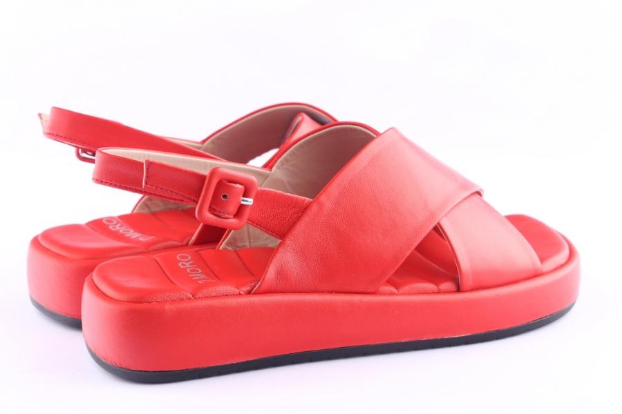 D.moro Shoes Women Leather Sandals For Summer: 12962 Red (Wholesale)