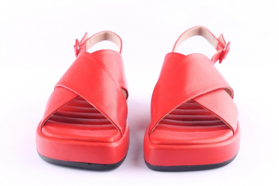D.moro Shoes Women Leather Sandals For Summer: 12962 Red (Wholesale)