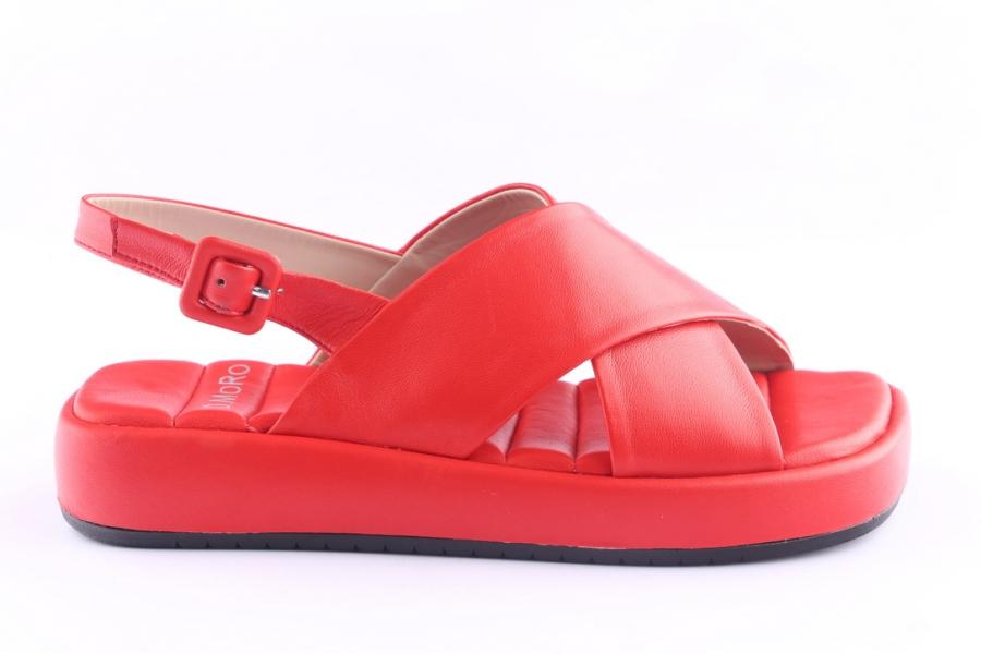 d.moro shoes Women Leather Sandals for Summer: 12962 Red (Wholesale)