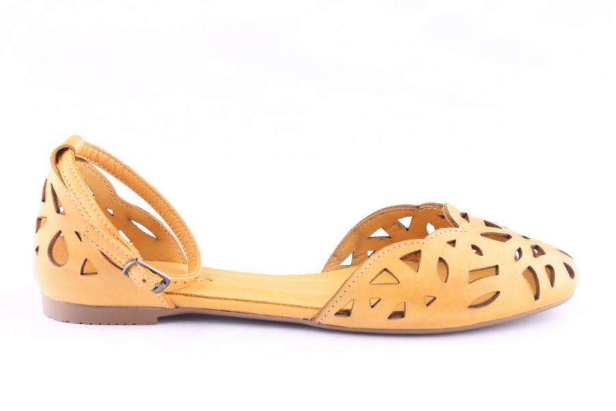 d.moro shoes Women Leather Sandals for Summer: 1551 Yellow (Wholesale)