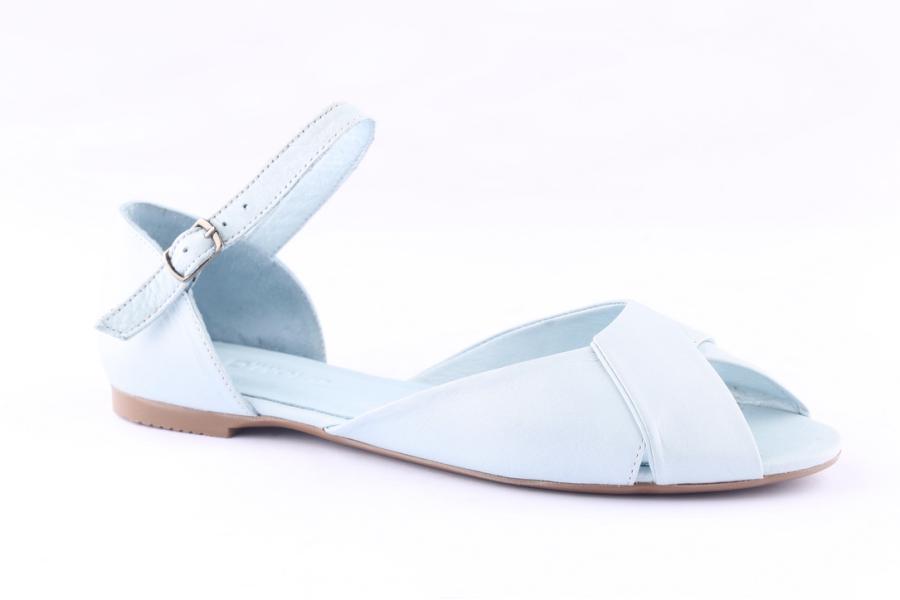 D.moro Shoes Women Leather Sandals For Summer: 1570 Ice Blue (Wholesale)