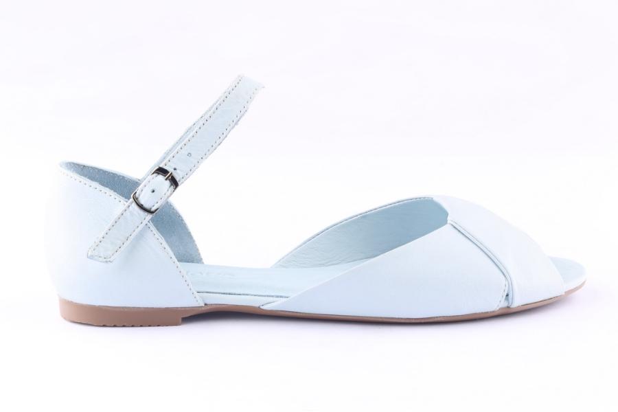 d.moro shoes Women Leather Sandals for Summer: 1570 Ice Blue (Wholesale)