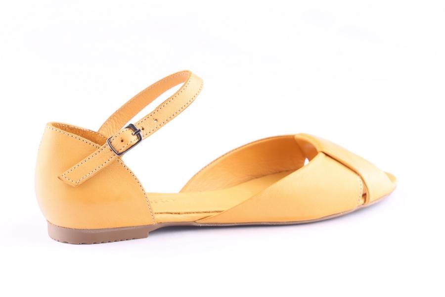 D.moro Shoes Women Leather Sandals For Summer: 1570 Yellow (Wholesale)